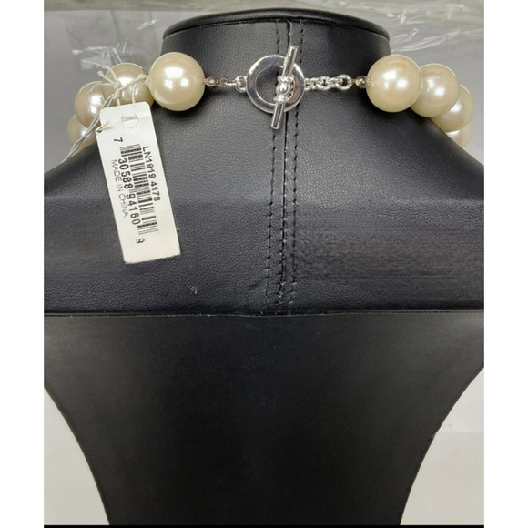 NWT Lauren Ralph Lauren Faux Pearl Chunky Bead Necklace – 17" - Picture 5 of 5
